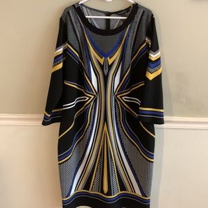 Plus Size Ashley Stewart Shift Dress Summer fall fashion Dress Size:22/24